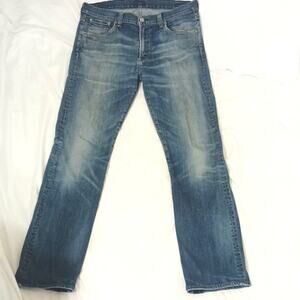 Citizens‎ of Humanity by Jerome Dahan Mens Jeans Sz 33x40 Blue Sid Straight USA